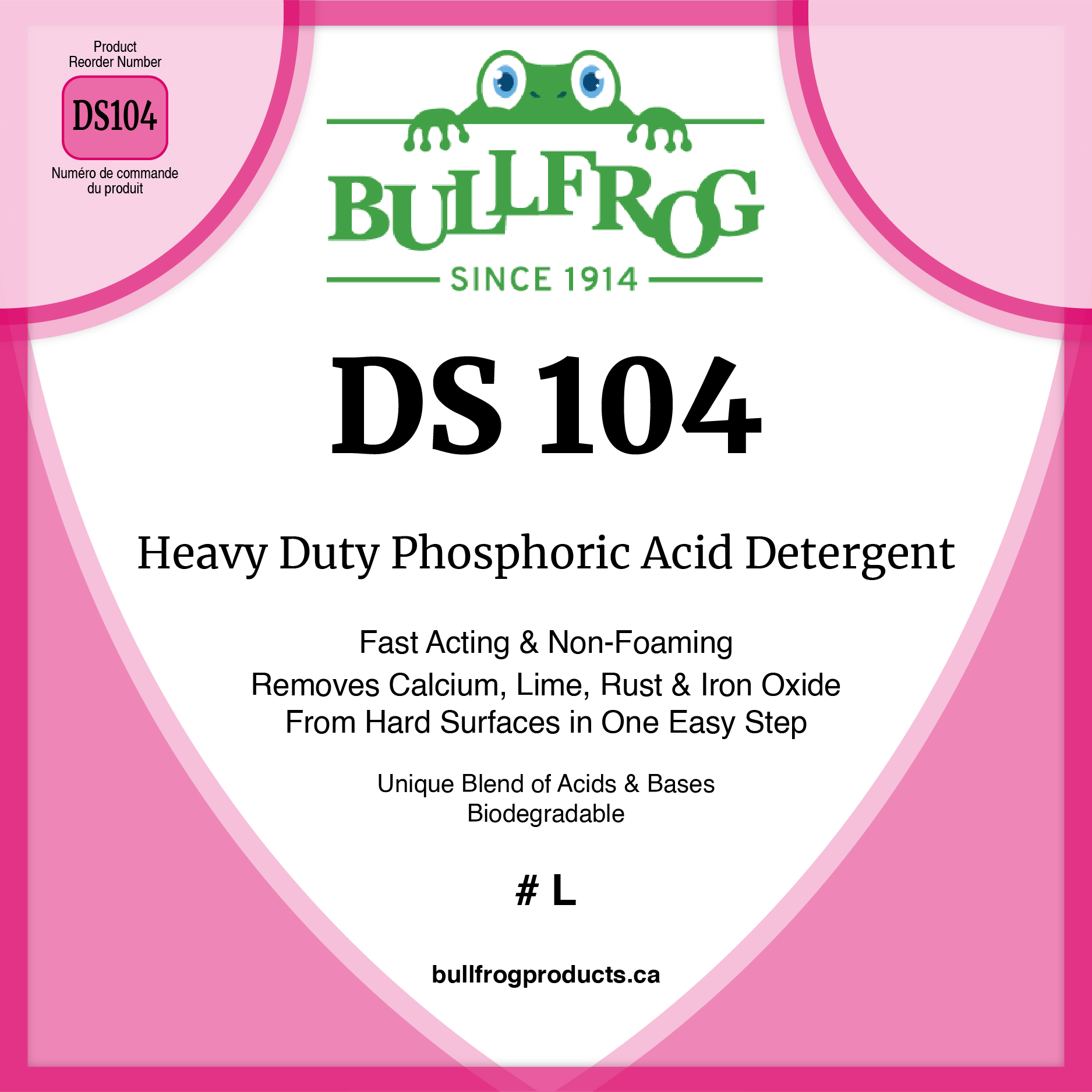 DS 104 front label image